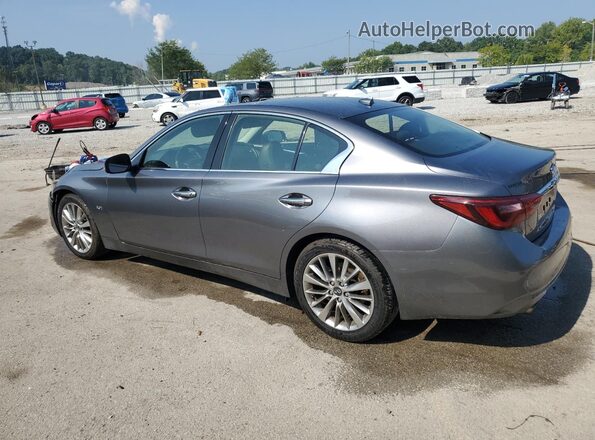 JN1EV7AP9JM363387 2018 INFINITI Q50 Gray უკანა მარცხენა