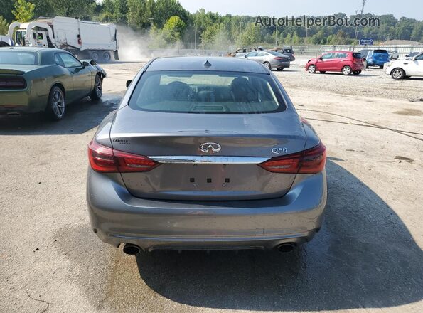 JN1EV7AP9JM363387 2018 INFINITI Q50 Gray უკანა ხედი