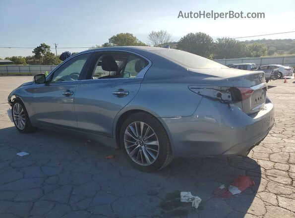 JN1EV7AP9JM366287 2018 INFINITI Q50 Gray Trasero izquierdo