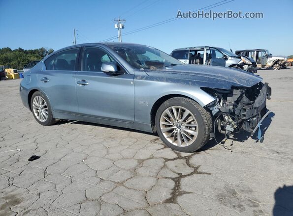 JN1EV7AP9JM366287 2018 INFINITI Q50 Gray Delantero derecho