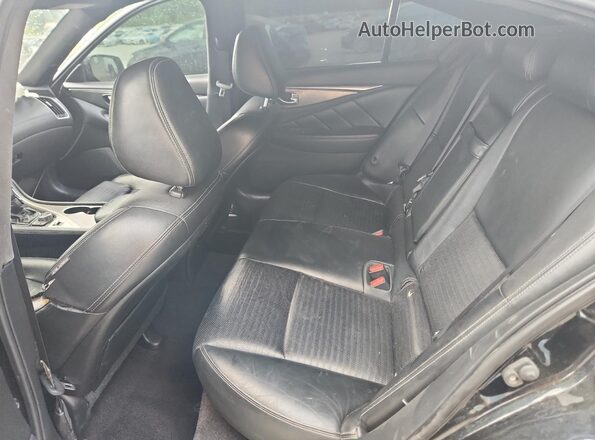 JN1EV7AR3JM438893 2018 INFINITI Q50 Gray უკანა სავარძლების ხედი