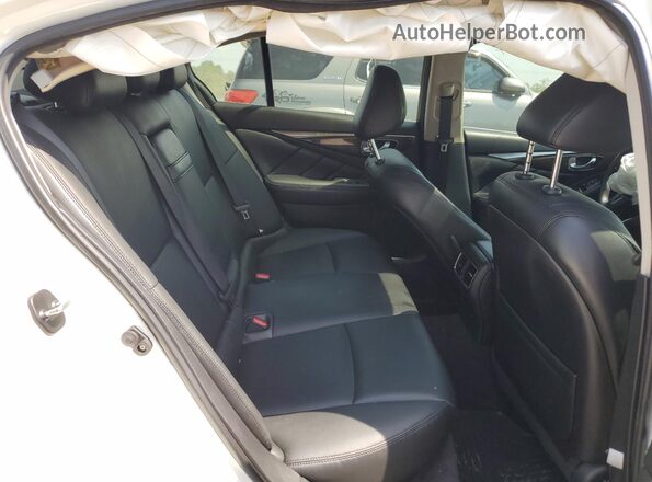 JN1EV7AR4JM443097 2018 INFINITI Q50 Белый Вид задних сидений