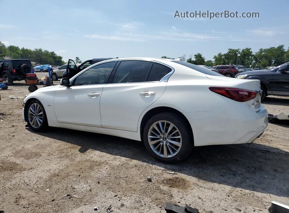 JN1EV7AR4JM443097 2018 INFINITI Q50 Белый Задняя левая четверть