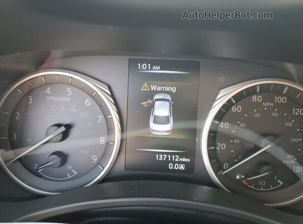 JN1EV7AR4JM443097 2018 INFINITI Q50 Белый Вид щитка приборов