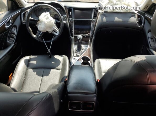 JN1EV7AR4JM443097 2018 INFINITI Q50 Белый Вид панели приборов