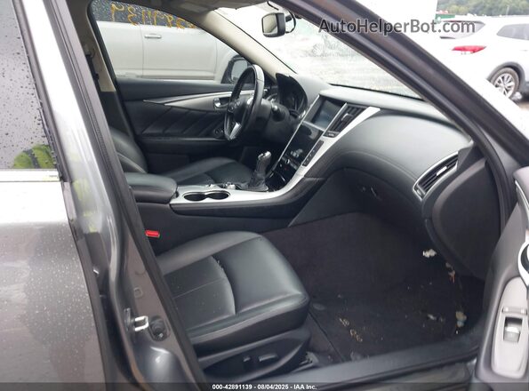 JN1EV7ARXLM252108 2020 INFINITI Q50 Gray Vista interior delantera