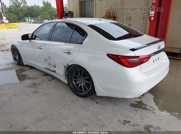 JN1EV7BP6MM701833 2021 INFINITI Q50 Белый Задняя левая четверть