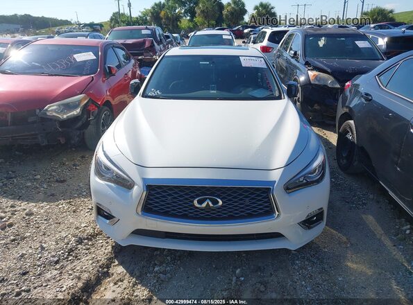 JN1EV7BP6MM701833 2021 INFINITI Q50 Белый Вид задней части салона