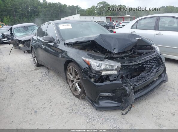 JN1EV7CR2MM756103 2021 INFINITI Q50 Черный Передняя правая четверть
