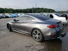 2018 Infiniti Q60 Luxe 300 Gray vin: JN1EV7EK2JM340838