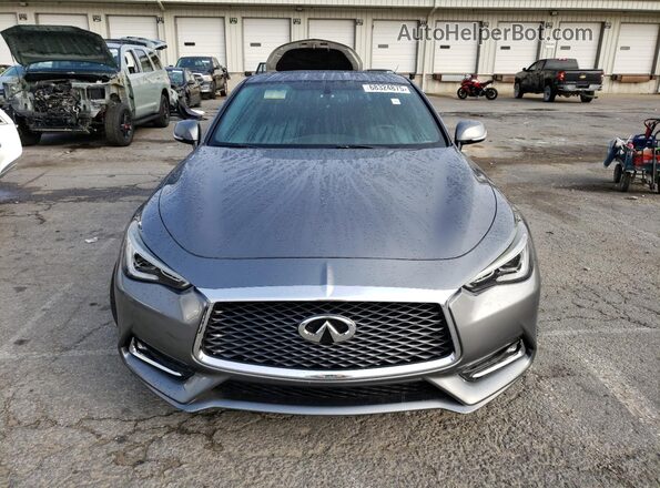 JN1EV7EK2JM340838 2018 INFINITI Q60 Gray Vista frontal