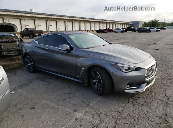 JN1EV7EK2JM340838 2018 INFINITI Q60 Gray Delantero derecho