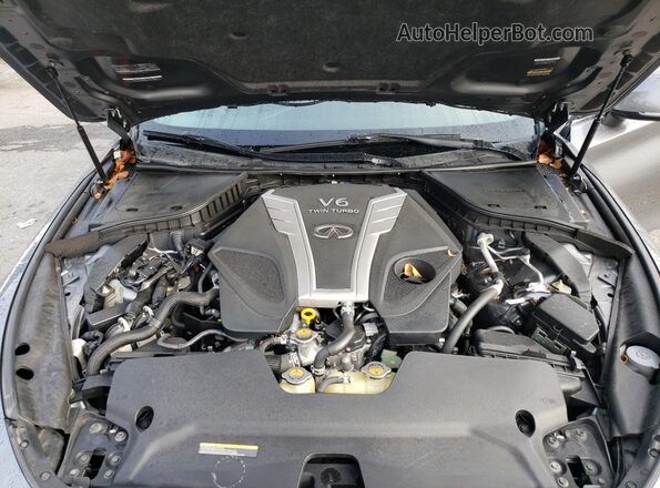 JN1EV7EK2JM340838 2018 INFINITI Q60 Gray Vista interior trasera