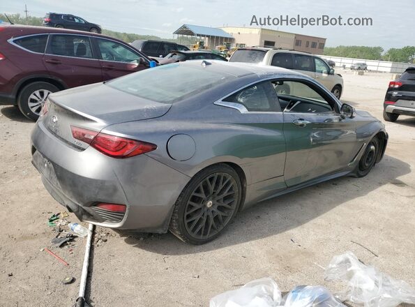 JN1EV7EL7JM392667 2018 INFINITI Q60 Gray Trasero derecho