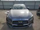 2018 Infiniti Q60 Luxe 300 Gray vin: JN1EV7EL7JM392667