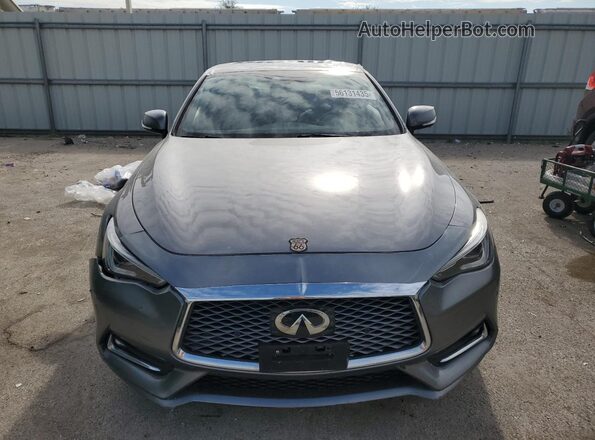 JN1EV7EL7JM392667 2018 INFINITI Q60 Gray Vista frontal
