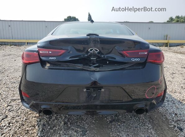 JN1EV7EL7LM380456 2020 INFINITI Q60 Черный Вид сзади