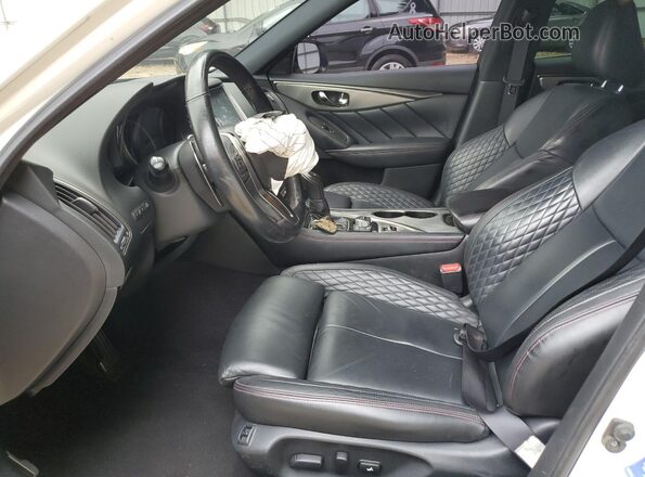 JN1FV7AP0JM461003 2018 INFINITI Q50 White Սալոնի դիմացի տեսք