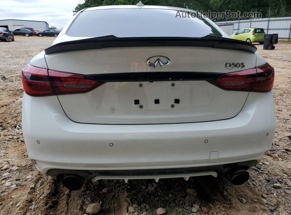 JN1FV7AP0JM461003 2018 INFINITI Q50 White Հետևի տեսք