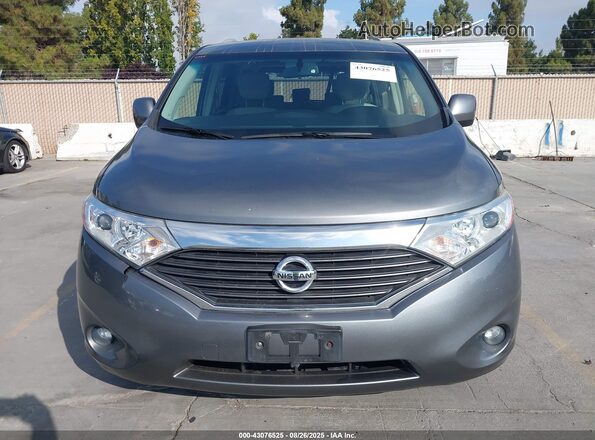 JN8AE2KP3H9166505 2017 NISSAN QUEST Серый Вид щитка приборов