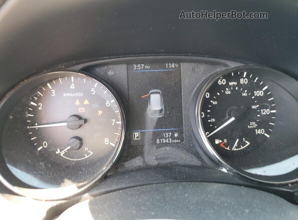 JN8AT2MT7JW492492 2018 NISSAN ROGUE Black Widok zestawu wskaźników