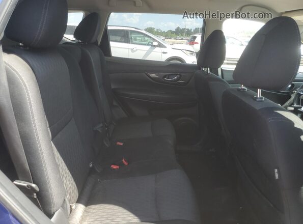 JN8AT2MV8JW309697 2018 NISSAN ROGUE Blue უკანა სალონის ხედი