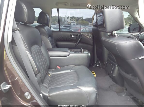 JN8AY2DBXM9792751 2021 NISSAN ARMADA Maroon Vista de la etiqueta del VIN