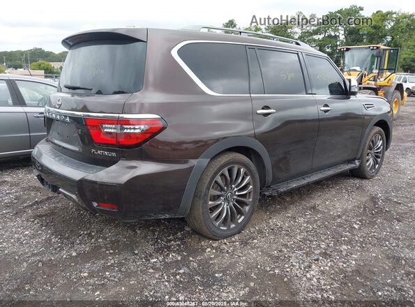JN8AY2DBXM9792751 2021 NISSAN ARMADA Maroon Trasero derecho