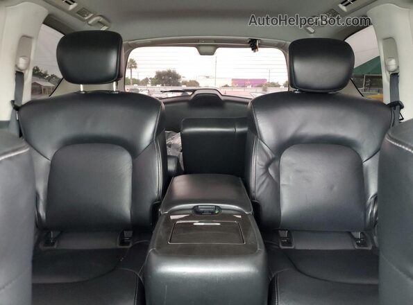 JN8AZ2NF8L9705040 2020 INFINITI QX80 Gray Rear seats view