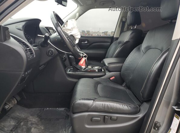 JN8AZ2NF8L9705040 2020 INFINITI QX80 Gray Front interior view
