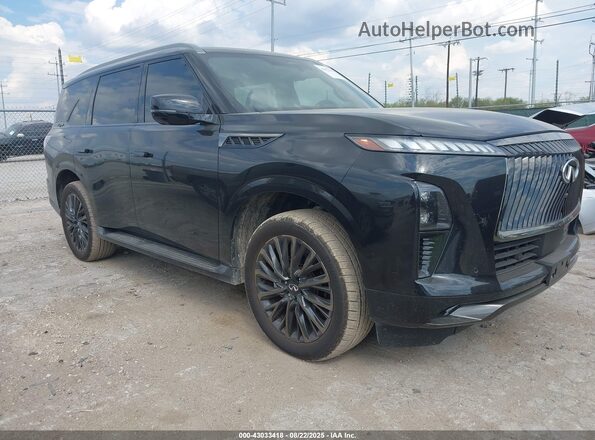 JN8AZ3CC2S9602872 2025 INFINITI QX80 Черный Передняя правая четверть