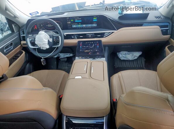 JN8AZ3DB3S9403383 2025 INFINITI QX80 White Dashboard view