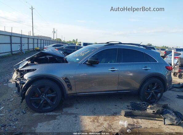 JN8CS1MU0HM140066 2017 INFINITI QX70 Gray 360 interior view