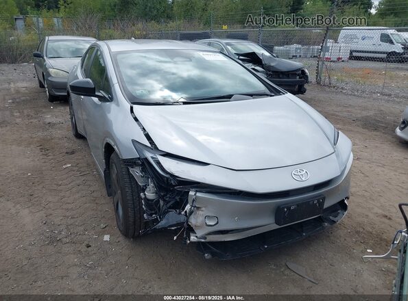 JTDACACU9R3022607 2024 TOYOTA PRIUS PRIME Silver Rear interior view