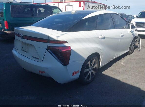 JTDBVRBD3JA004652 2018 TOYOTA MIRAI White Задня права чверть