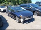 2020 Toyota Corolla Le Blue vin: JTDEPRAEXLJ057823