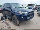 2021 Toyota 4runner Sr5 Blue vin: JTEEU5JR4M5235848