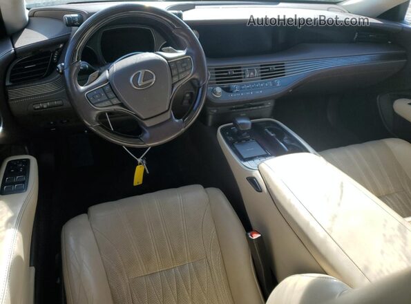 JTHB51FF6J5005699 2018 LEXUS LS Черный Вид панели приборов
