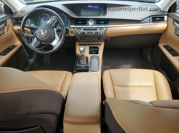 JTHBK1GG0H2258514 2017 LEXUS ES Синий Вид панели приборов