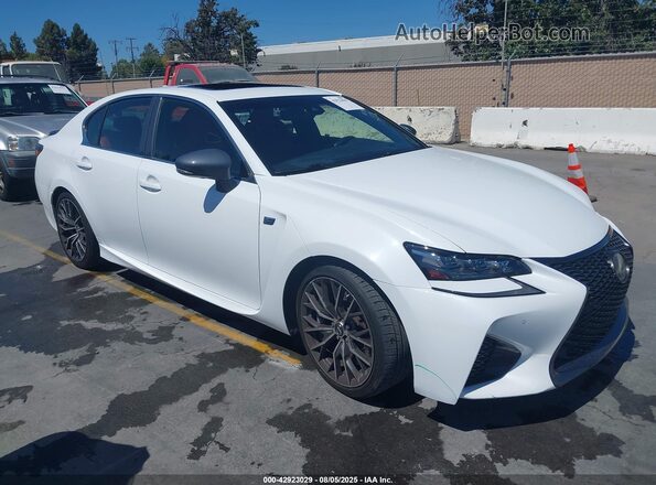 JTHBP1BL8HA002388 2017 LEXUS GS-F White Przód prawy