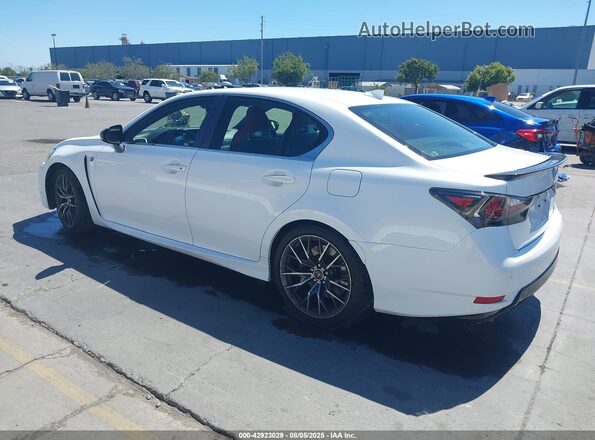 JTHBP1BL8HA002388 2017 LEXUS GS-F White Tył lewy