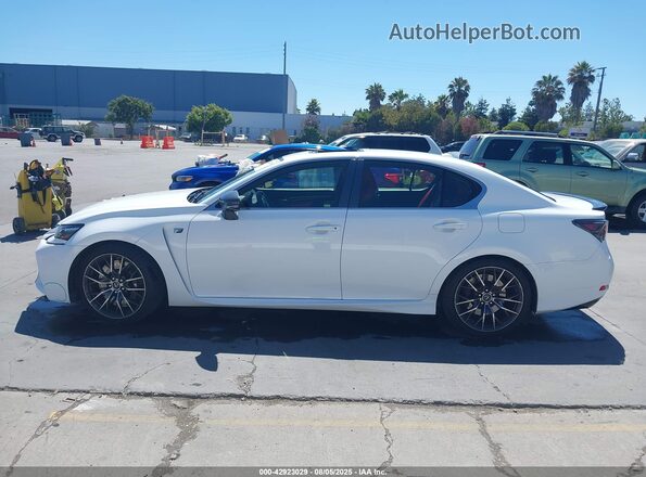 JTHBP1BL8HA002388 2017 LEXUS GS-F White Widok wnętrza 360 stopni