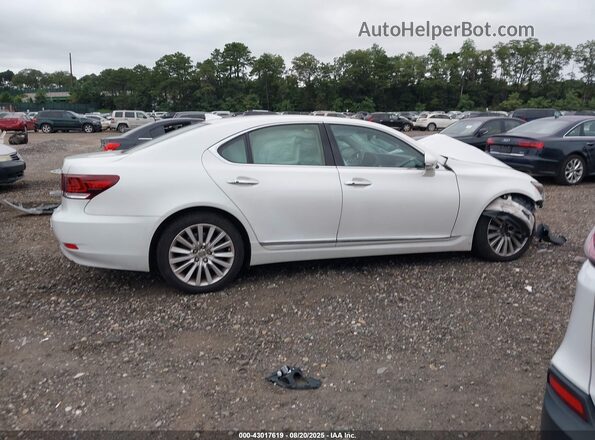JTHCL5EF2H5028376 2017 LEXUS LS 460 White Vista del cuadro de instrumentos