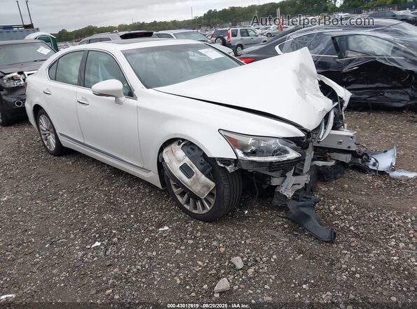 JTHCL5EF2H5028376 2017 LEXUS LS 460 White Delantero derecho