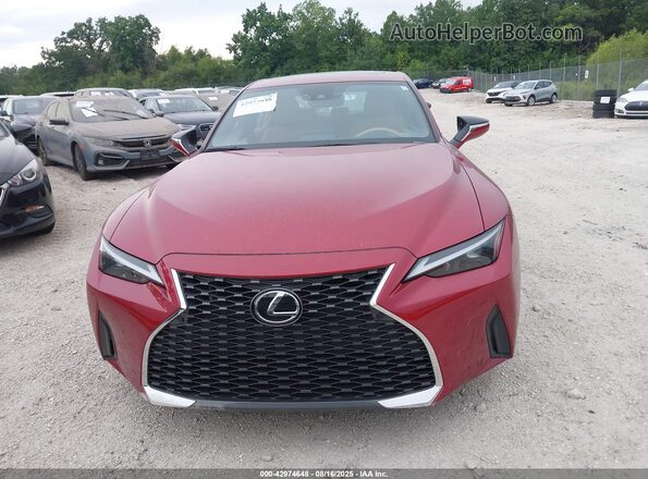 JTHD81F23P5050881 2023 LEXUS IS Красный Вид щитка приборов