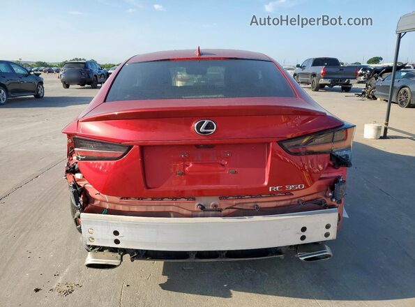 JTHDZ5BC5L5022433 2020 LEXUS RC Red Widok z tyłu