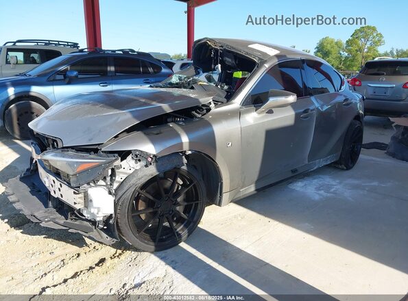JTHGZ1B24M5039920 2021 LEXUS IS 350 Gray Front left