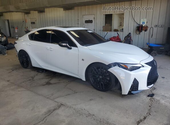 JTHGZ1E20M5018686 2021 LEXUS IS Белый Передняя правая четверть