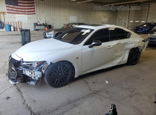 JTHGZ1E20M5018686 2021 LEXUS IS Белый Передняя левая четверть