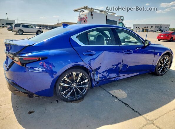 JTHGZ1E22M5021170 2021 LEXUS IS Синий Задняя правая четверть